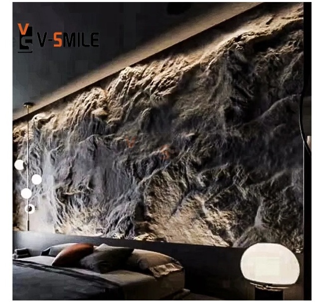 Luxury PU Faux Artificial Stone One Panel One Wall Decorative Wall Panel polyurethane Rock veneer panel