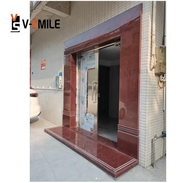 India red granite  Pillars Hollow column sketch plate red color Imperial Red  granite arc panel column Roman column