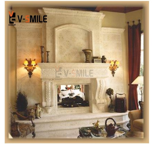 Wood burning fireplace custom marble fireplace fireplace for sale