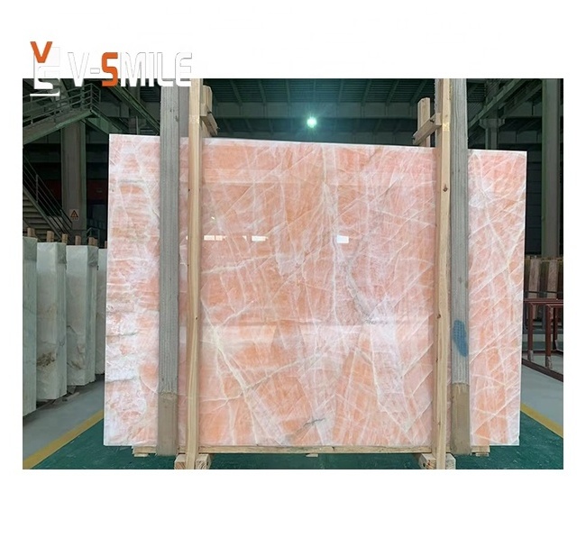 Amazing Glass Fiber Transparent Board Thin Backlit Laminated green Onyx Marble Wall Panel