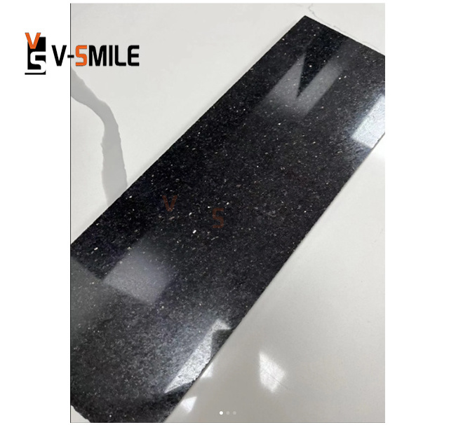 Polished Black Galaxy Granite Star galaxy granite Tiles black granite with gold spots