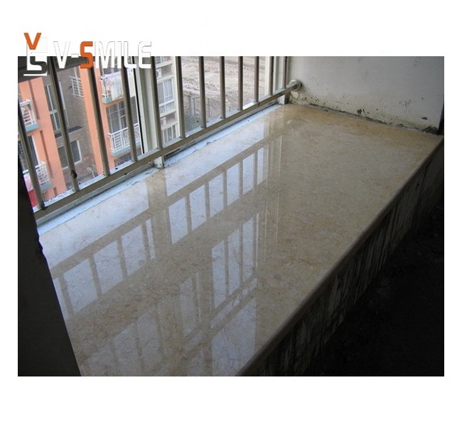 Egyptian beige Stone Polished Customized beige marble for interior window sill