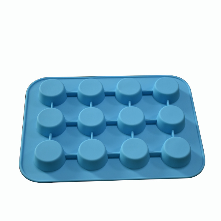 Customize Logo Baking Pans 12 Cup Cavity Muffin Pans Non Stick Silicone Cupcake Trays