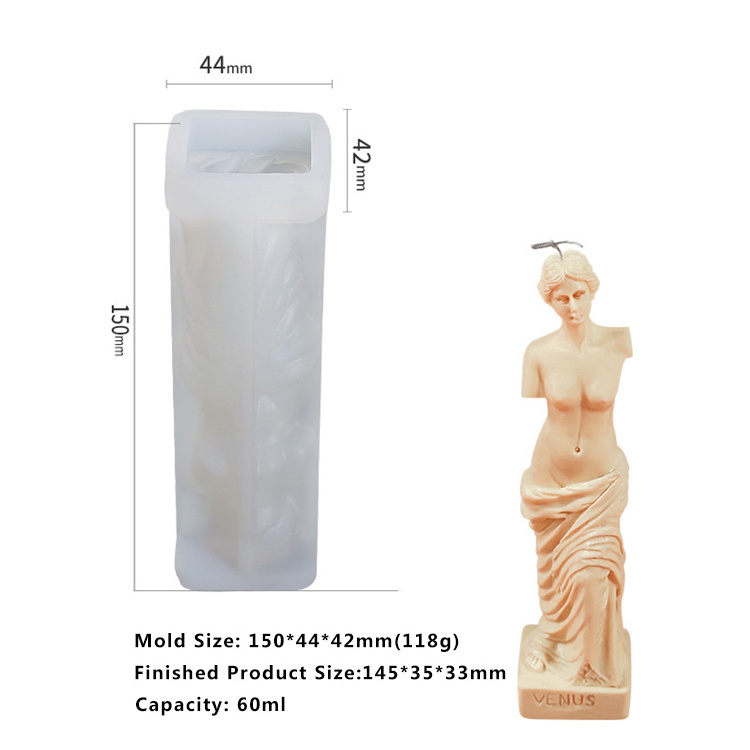 Manufacture Custom Epoxy Resin Moulds Rome Pillar Luxury Silicone Candle Molds For Candle Making