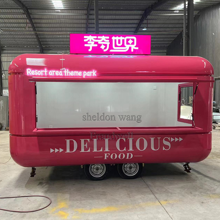 food truck fully equipped/portable inflatable food trucks popcorn stands/ food trucks mobile food trailer