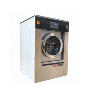 Automatic industrial clothes washing machine with large capacity