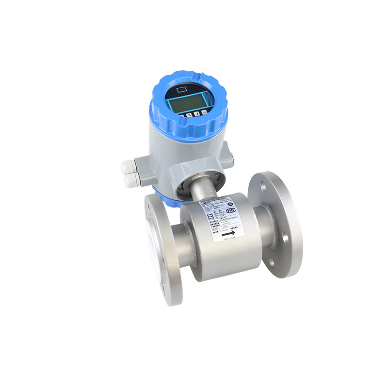 Weistoll SS316L Magnetic Flowmeter Sewage Seawater Brine Corrosive Liquid 4-20mA Electromagnetic Flow Meter