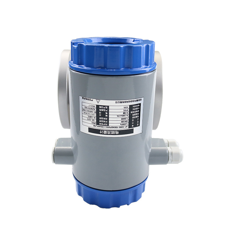 Weistoll SS316L Magnetic Flowmeter Sewage Seawater Brine Corrosive Liquid 4-20mA Electromagnetic Flow Meter