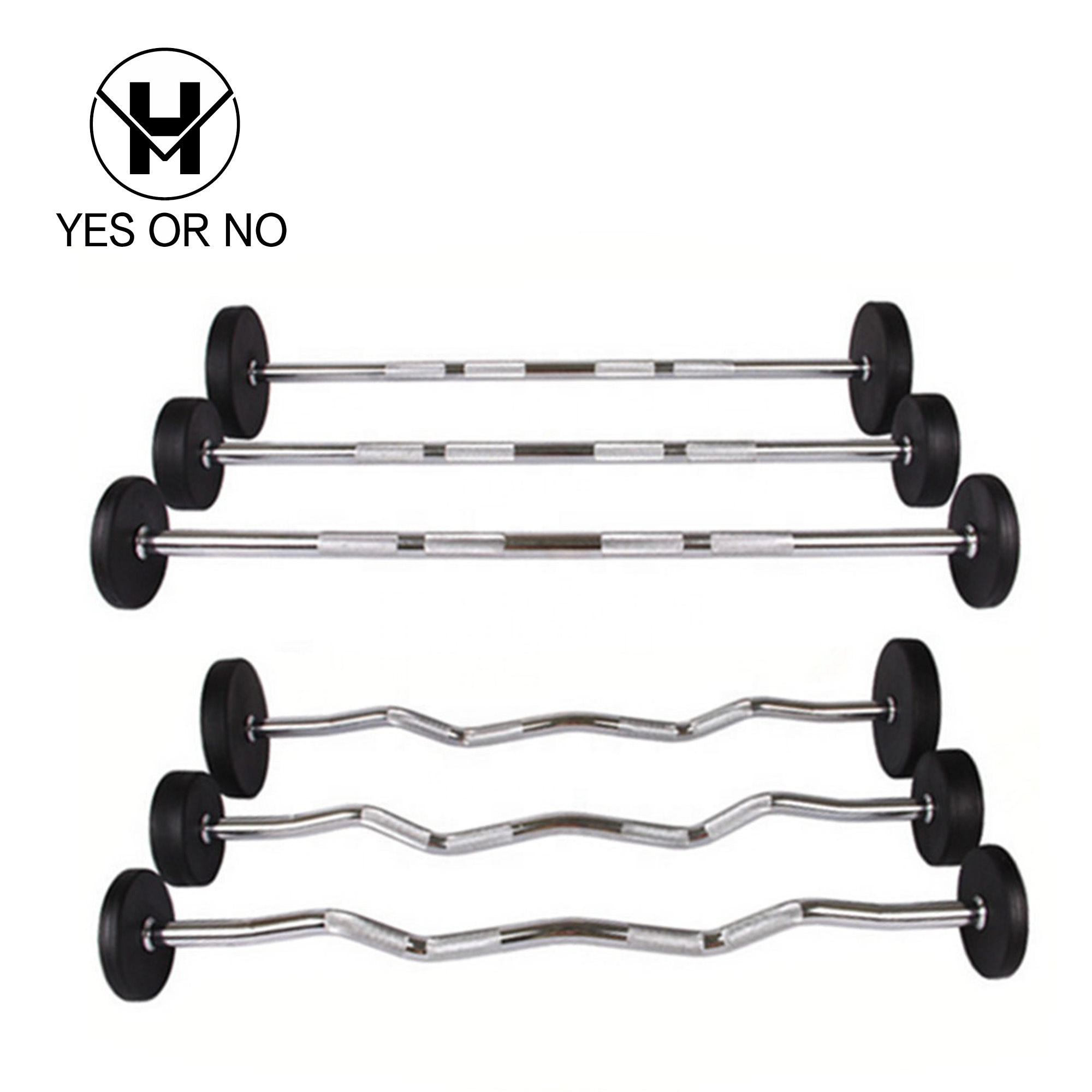 Factory Wholesale Fitness Equipment 10-30kg Round Head Rubber dumbbell for gym