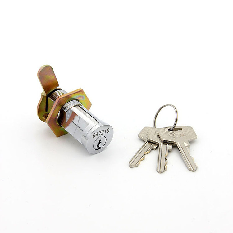 Fireproof filing cabinet lock with key