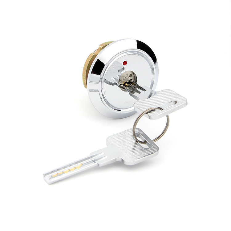 Single row semicircular security lock