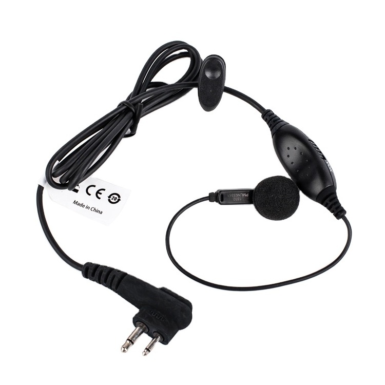 PMLN6534 commercial series earbud with in-line microphone/PTT/VOX switch compatible for DP1400 CP040 CP140 walkie-talkie