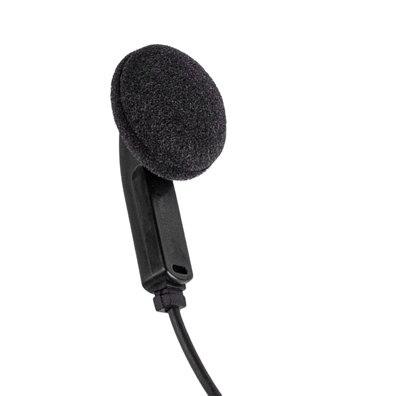 PMLN6534 commercial series earbud with in-line microphone/PTT/VOX switch compatible for DP1400 CP040 CP140 walkie-talkie