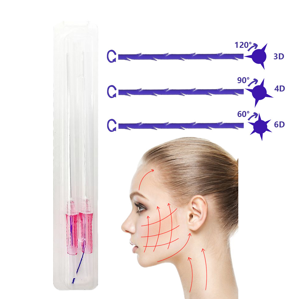 Skin Care Anti Wrinkles Eyebrow Lifting Fox Eye Hilos 18g 19g 21g 23g 3d 4d 6d Pdo Facelift Thread Cog