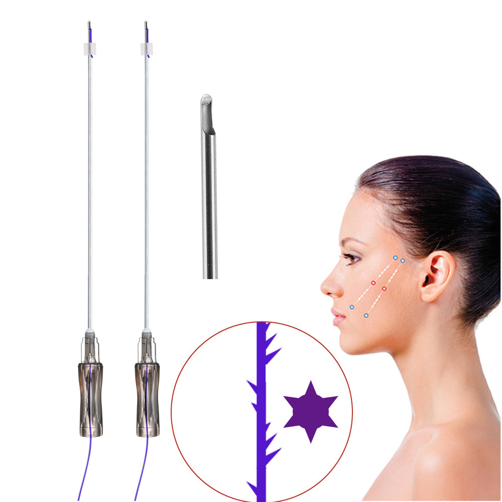 Skin Care Anti Wrinkles Eyebrow Lifting Fox Eye Hilos 18g 19g 21g 23g 3d 4d 6d Pdo Facelift Thread Cog