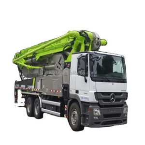 Used/second hand Zoomlion Benz 47m 2012 year high pumping efficiency concrete pump truck