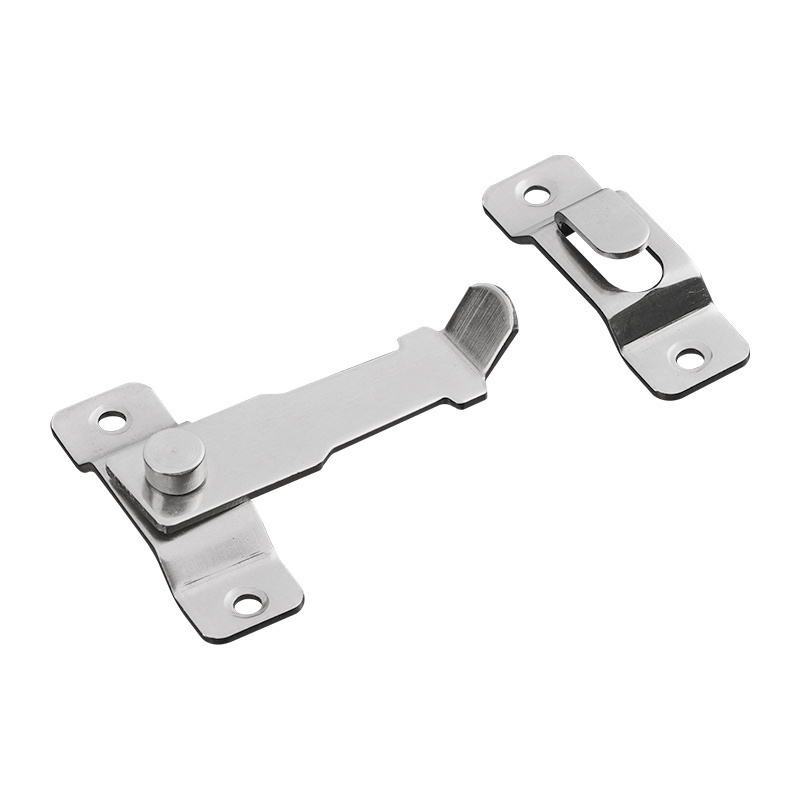 Stainless Steel Door Buckle Bolt Latches Safety Bolt Sliding Gate Hasp Latch Door Lock for Window Cabinet Fitting