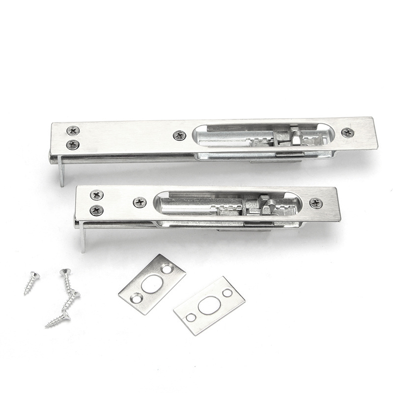 Safety Durable Flush Bolt Sliding Door Lock Stainless Steel Bolt Lock Latch