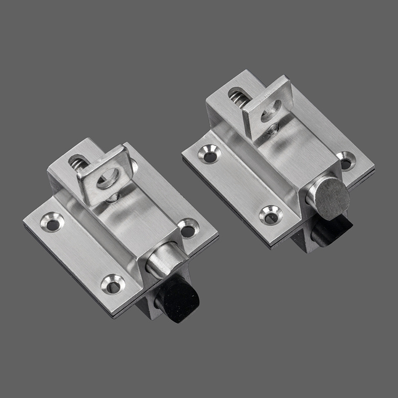 High Quality Pull Ring Spring Bounce Gate Latch Stainless Steel Safety Sliding Door Latch Lock