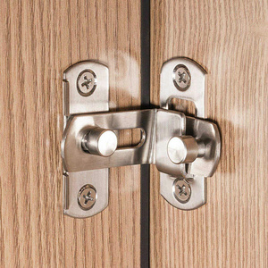 Hot Selling 90 degree Sliding Door Latches Barn Barrel Bolt Lock Durable Hardware Flip Door Gate Latch