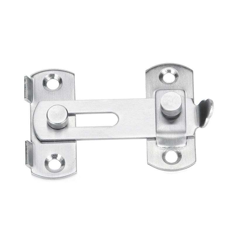 Custom Stainless Steel Flip Door Latch Self Defense Gate Doors Holder Flip Lock Buckle Latch