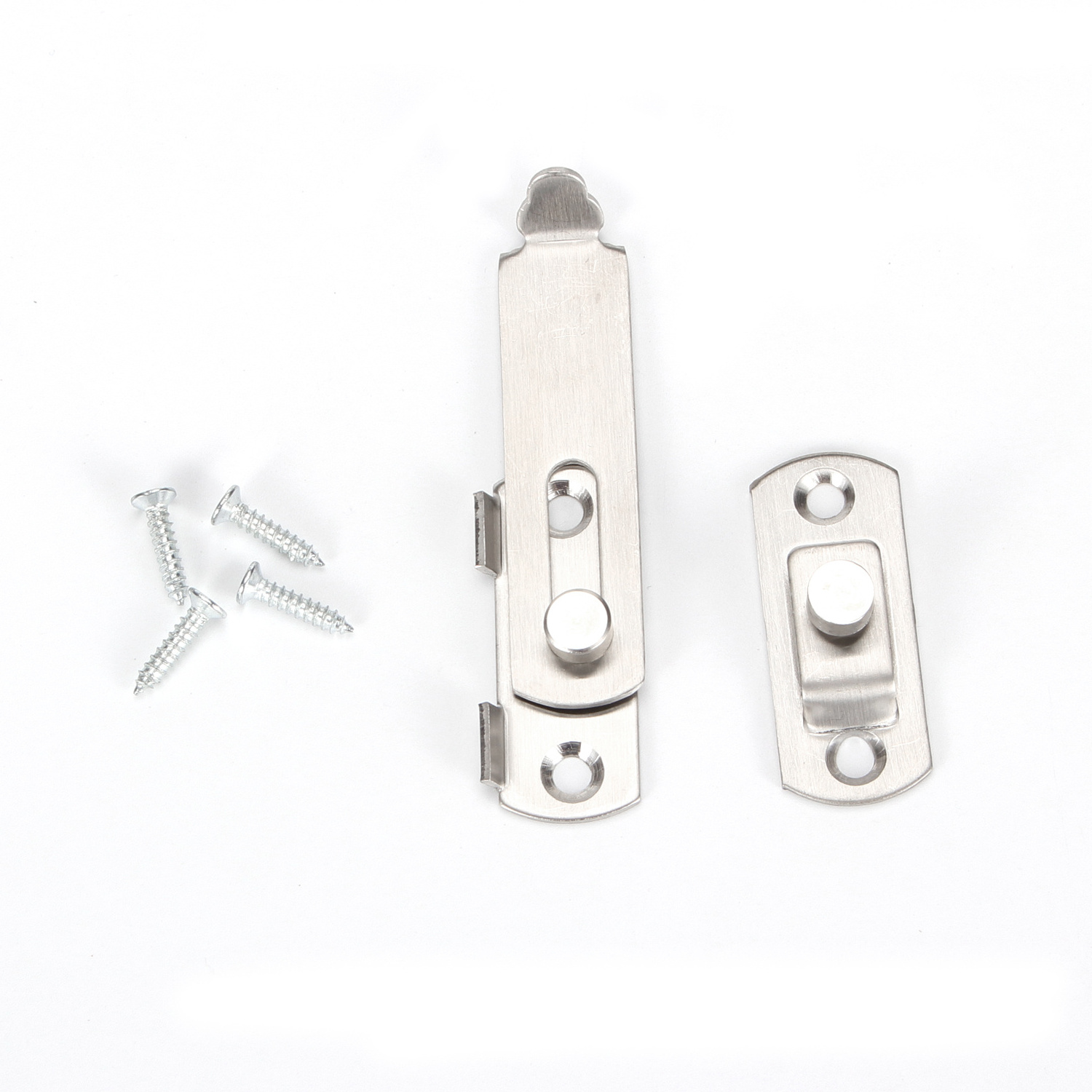 Custom Stainless Steel Flip Door Latch Self Defense Gate Doors Holder Flip Lock Buckle Latch