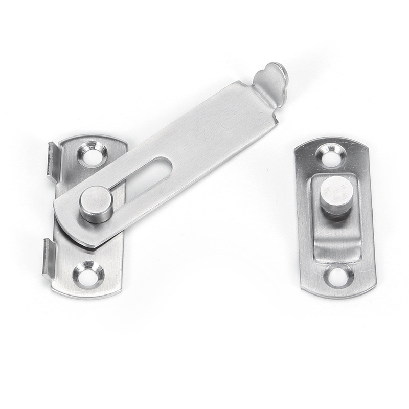 Custom Stainless Steel Flip Door Latch Self Defense Gate Doors Holder Flip Lock Buckle Latch