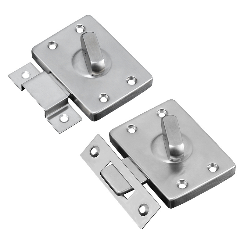 Witlang Easy Grip Design Door Buckle Adjustable Bolt Gate Lock Safety Sliding Door Latch For Left Or Right-Handed Doors