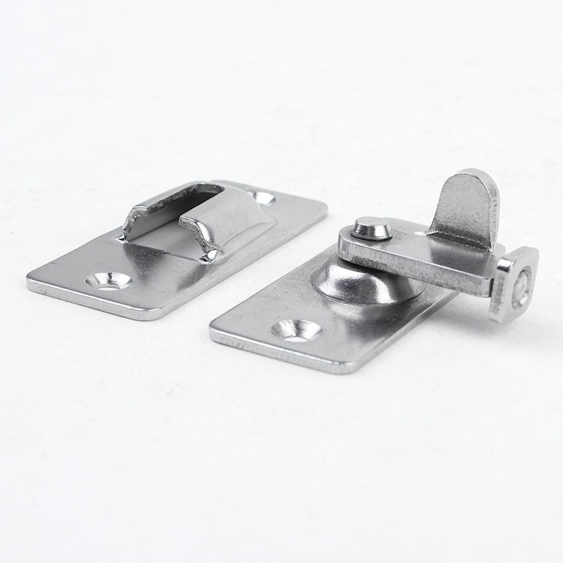 90 Degree Right Angle Door Lock Buckle Lock Stainless Steel Barn Sliding Door Bolt Lock Flip Door Latch