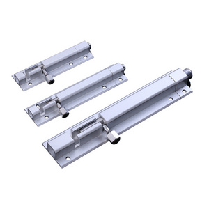 Sliding Hasp Latch Clasp Gate Lock Latches Aluminum Alloy Door Bolt Latch