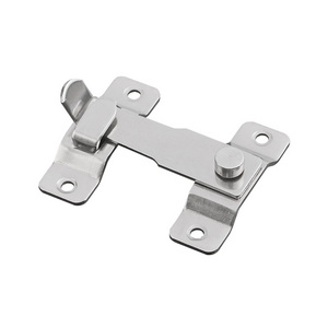 Stainless Steel Door Buckle Bolt Latches Safety Bolt Sliding Gate Hasp Latch Door Lock for Window Cabinet Fitting