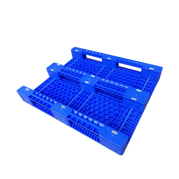 WEITIAN 1200x1000x150mm HDPE Three Runners Size Heavy Duty Recycled Blue Euro Plastic Pallet For Sale 1210WT