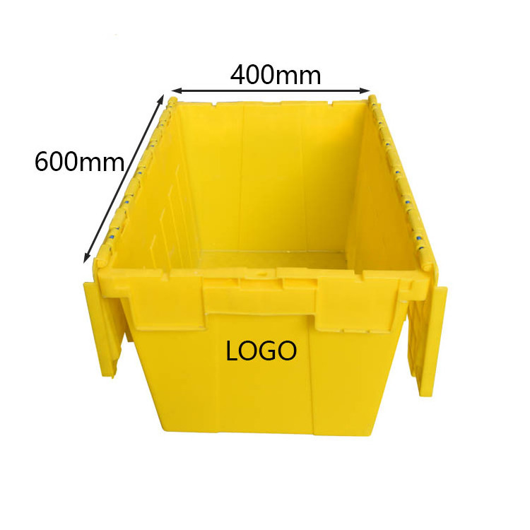 New PP Collapsible Easy Moving Plastic Folding Crates Foldable Crate Box 60x40x35