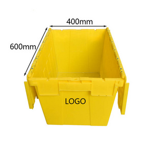 New PP Collapsible Easy Moving Plastic Folding Crates Foldable Crate Box 60x40x35