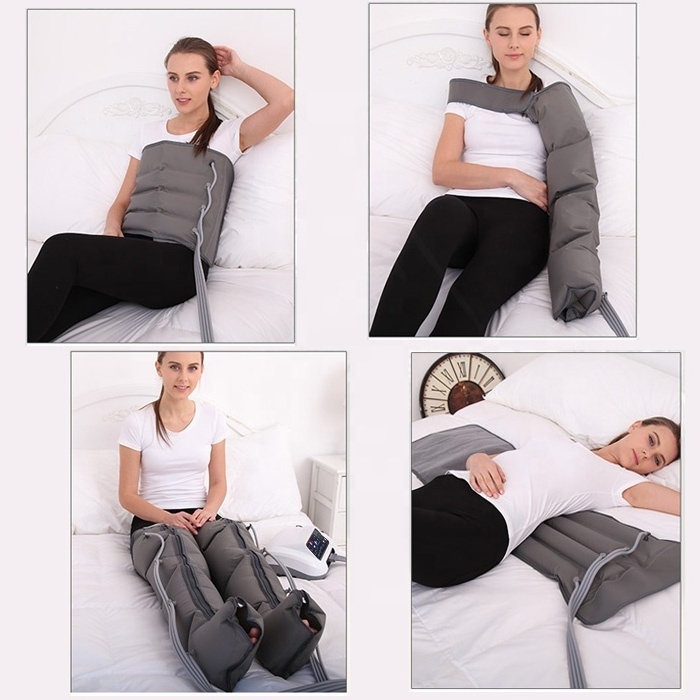 Pressotherapy lymphatic drainage machine 510K medical CE approved home use air compression massage therapy equipment for detox