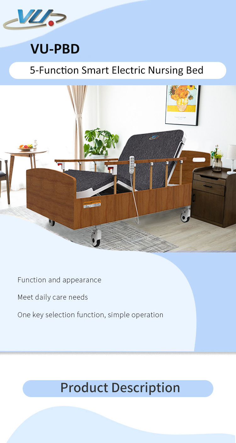 Electric and Manual Multifunctional Home Nursing Bed the Whole Body Turn Over