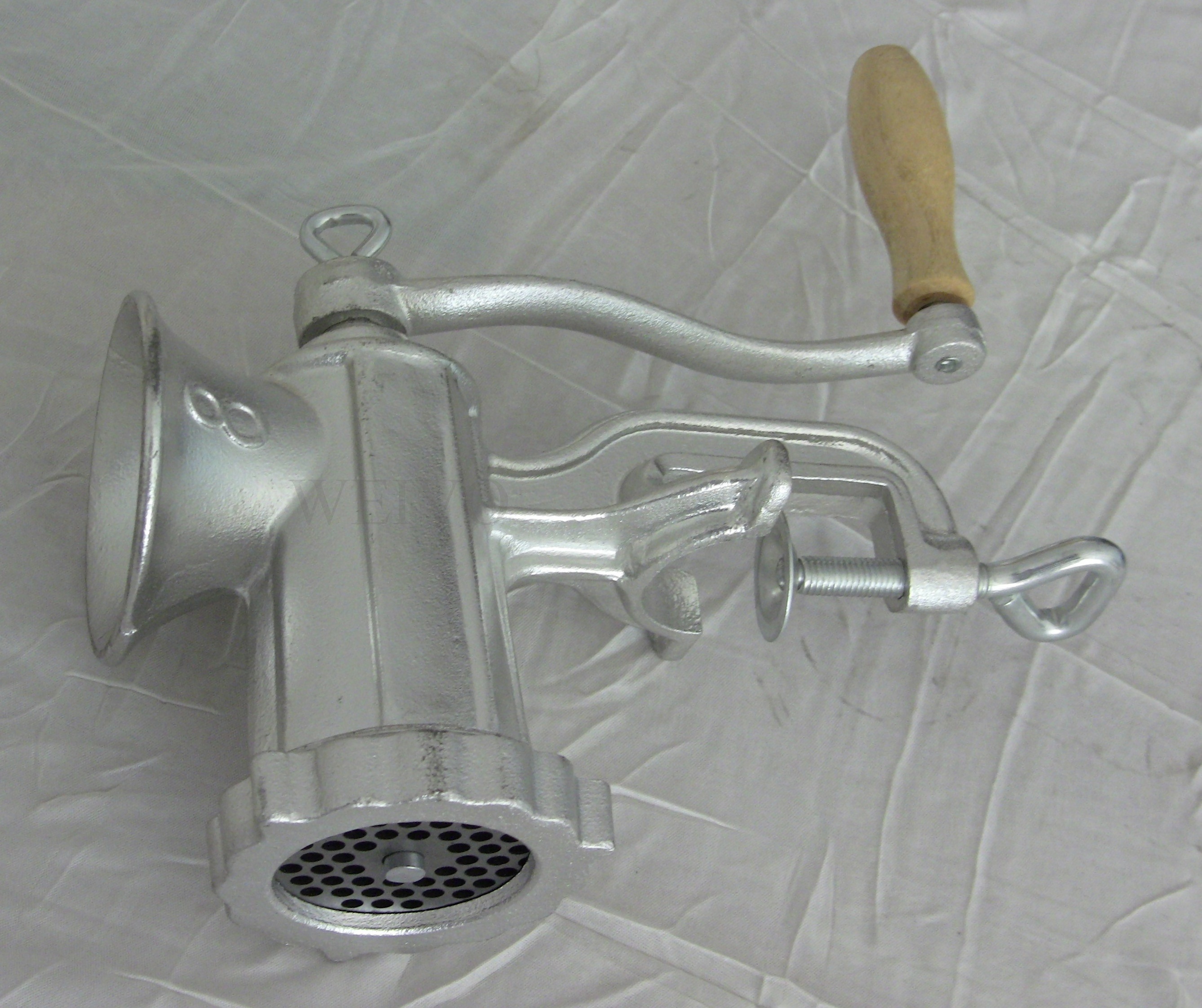 Cast Iron Handle Operating Meat Mincer Manual Meat Mixer Grinder