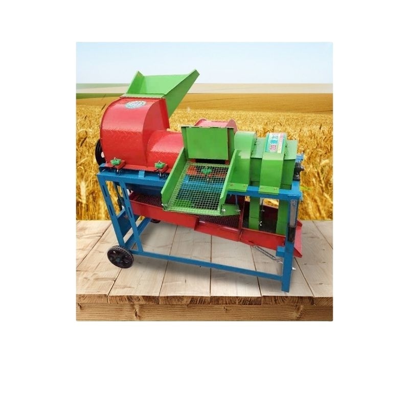 Multifunctional thresher small household soybeans and sorghum millet automatic peeling thresher