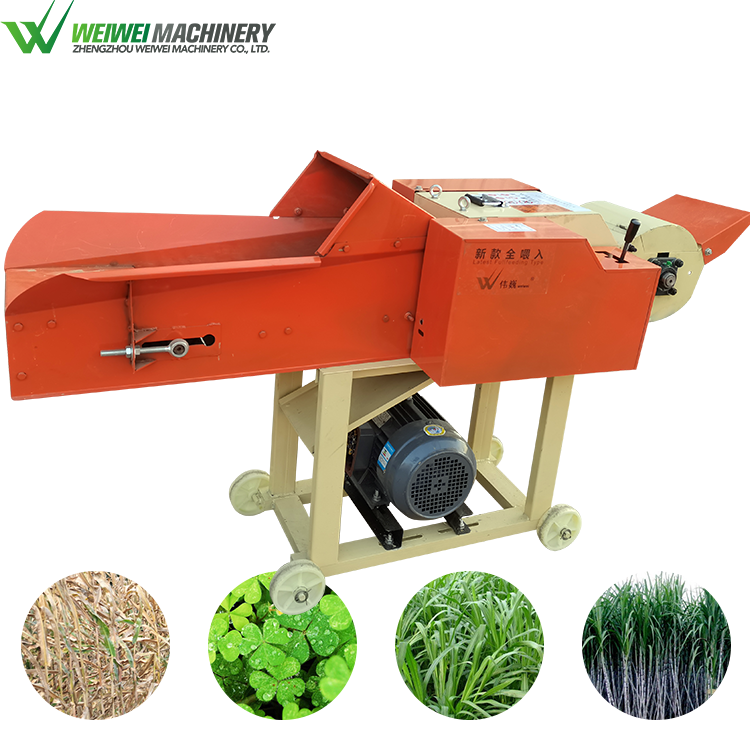 Weiwei Feeding Automatic Combined Cutter And Crusher For Corn Stalk Grass Cutting Shredding Machine