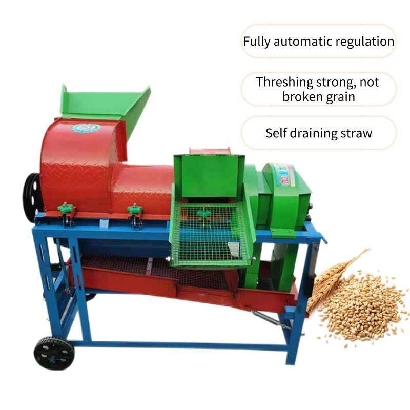 Multifunctional thresher small household soybeans and sorghum millet automatic peeling thresher