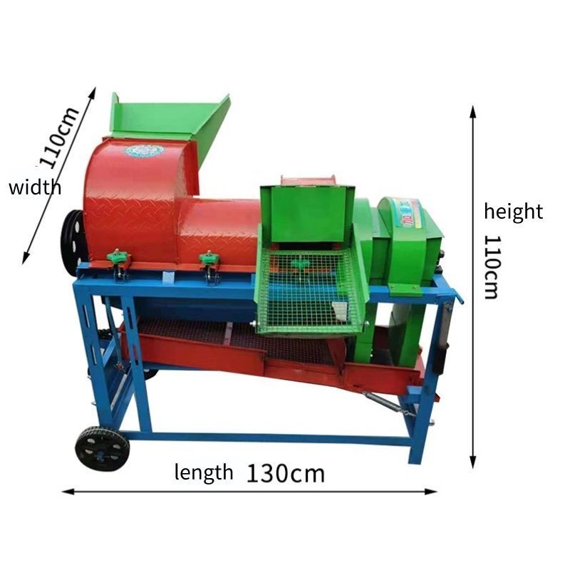 Multifunctional thresher small household soybeans and sorghum millet automatic peeling thresher