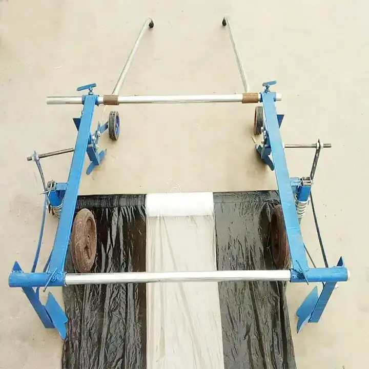 Weiwei Manual plastic mulch laying plastic farm tools Hand pull plastic film making machine