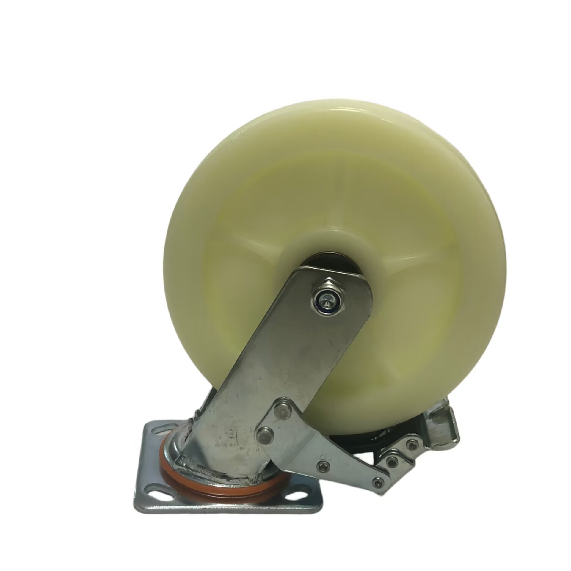 200mm industrial heavy duty swivel wheel with brake cart casters load capacity 400kgs CASTER WHEEL