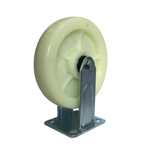 8inch heavy duty industry caster wheel with double ball bearing fixed caster wheel hand cart wheels