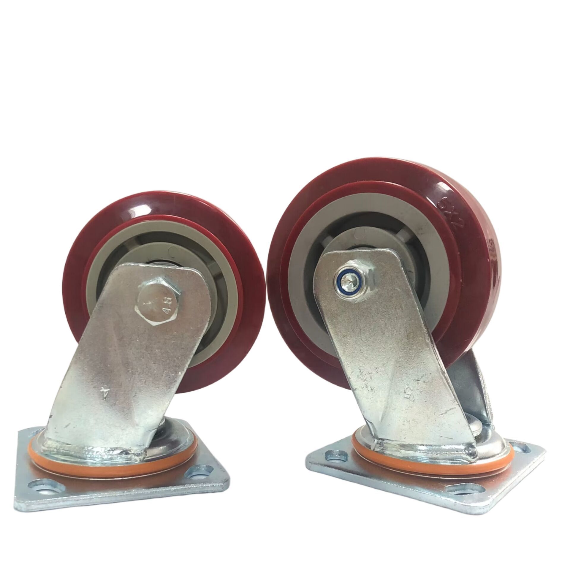 Red Big Castor Swivel Wheel  for Industrial Heavy Duty Casters