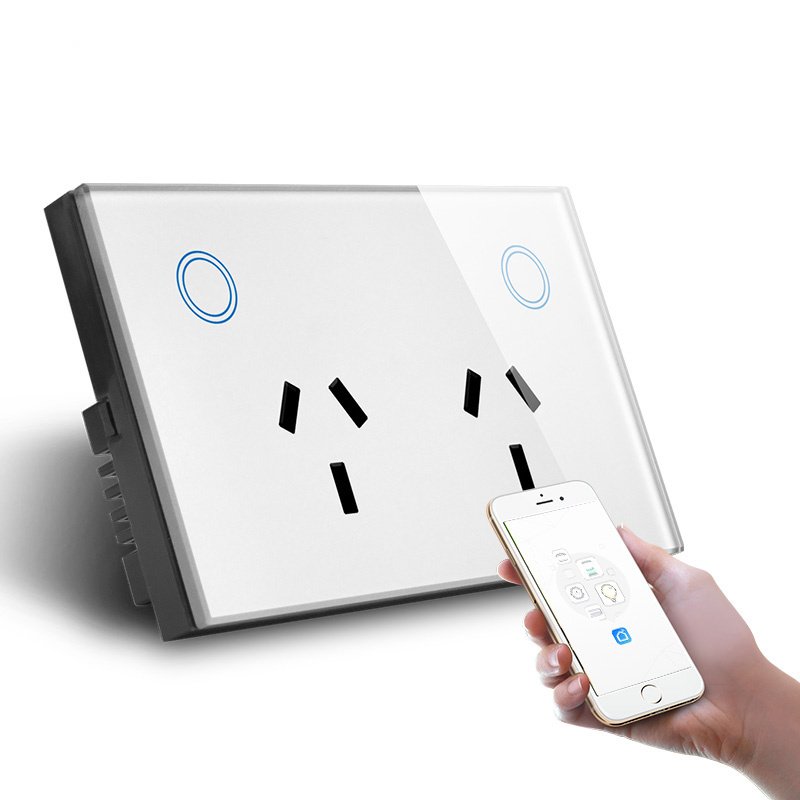 Switch control Thailand Standard Tuya Smartlife Wifi zigbee  Wireless Smart Home Electrical Wall socket  Wifi Power Smart Light