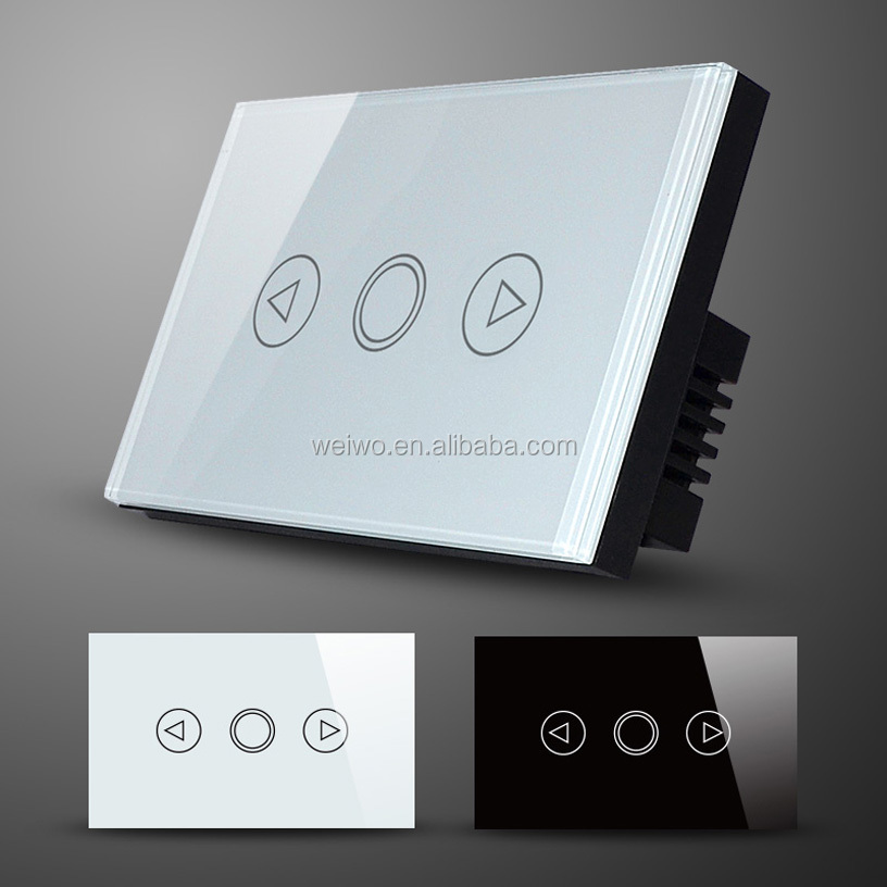 2 Way Dimmer Switch,US standard,glass panel touch screen dimmer light switch remote control light switch