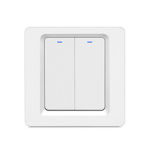 UK Standard 2 GANG 1 Way switch wifi Control button wall light Switch rocker smart switch