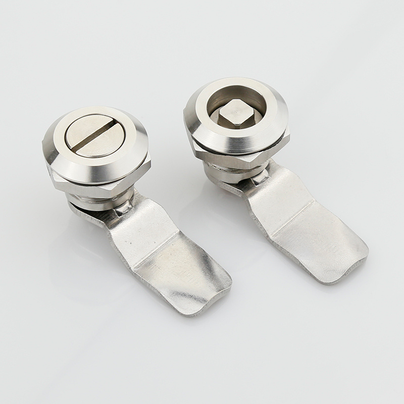 High quality B705 304 stainless steel A word core cam lock for network cabinet square cylinder cam lock