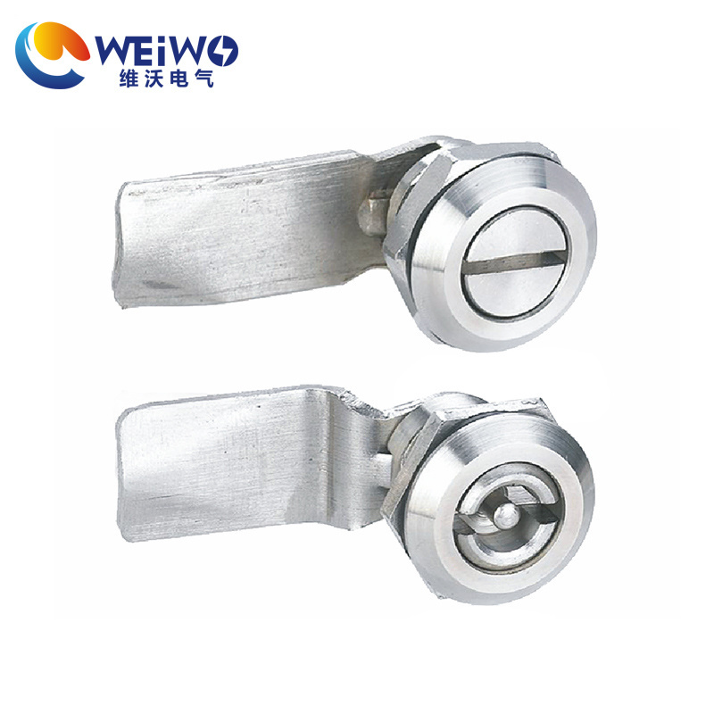 High quality B705 304 stainless steel A word core cam lock for network cabinet square cylinder cam lock